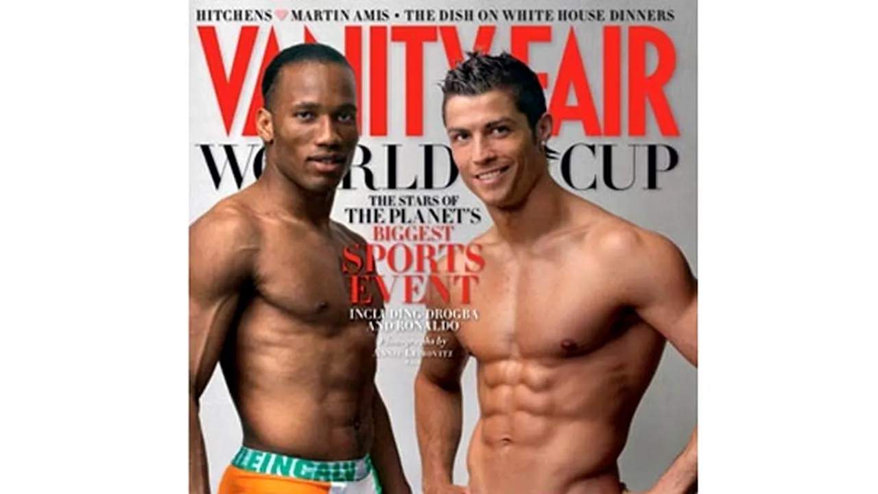 Cristiano Ronaldo, aproape gol pe coperta Vanity Fair
