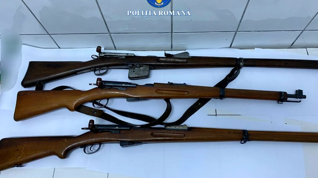 Arme letale, trimise din Elveția în România, la Galați
