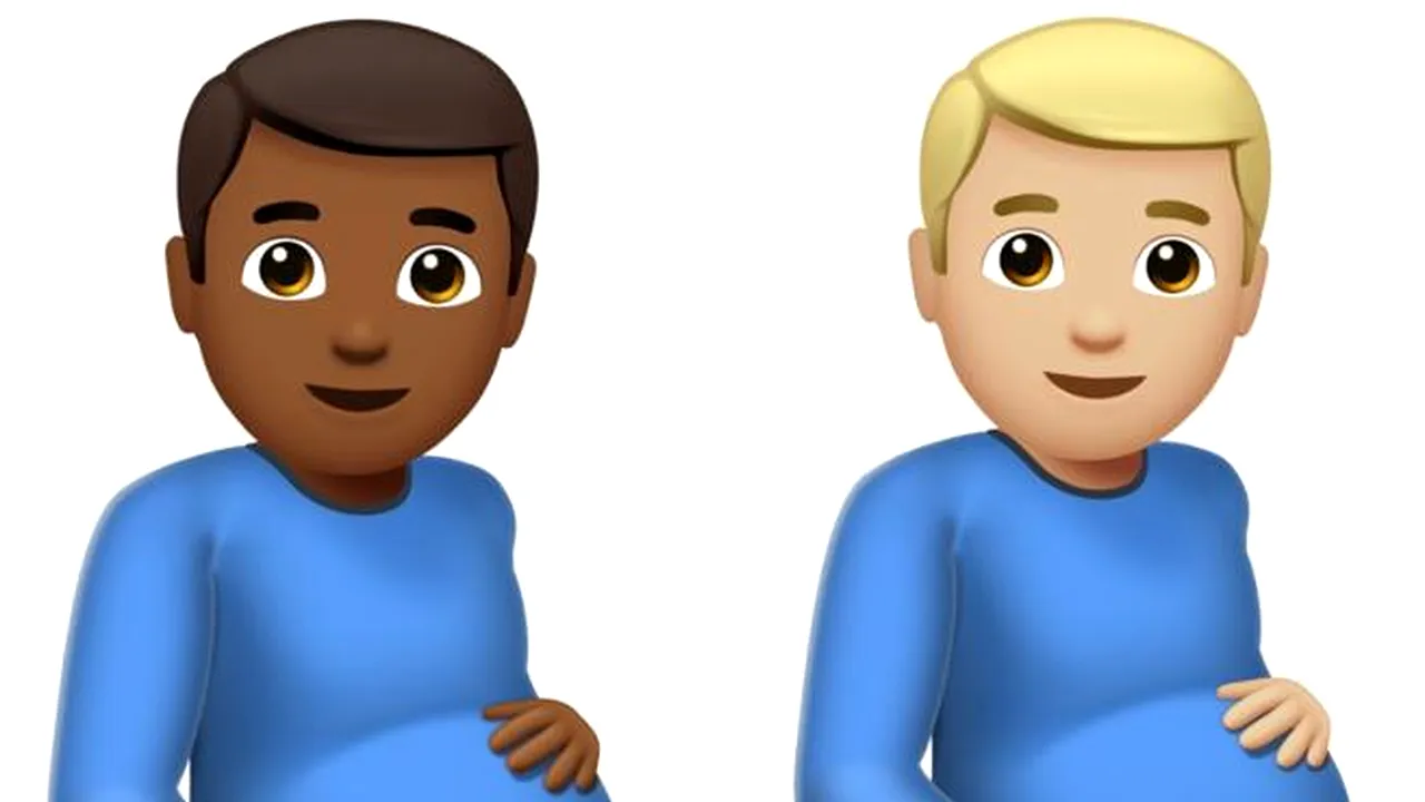 Emoji-ul cu bărbatului „însărcinat” a produs deja primele controverse

