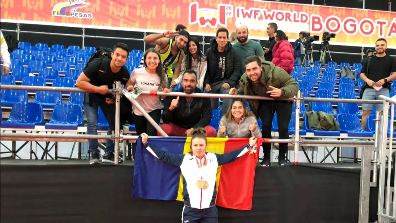 Loredana Toma este dublu campioană mondială la haltere şi a stabilit un nou record mondial
