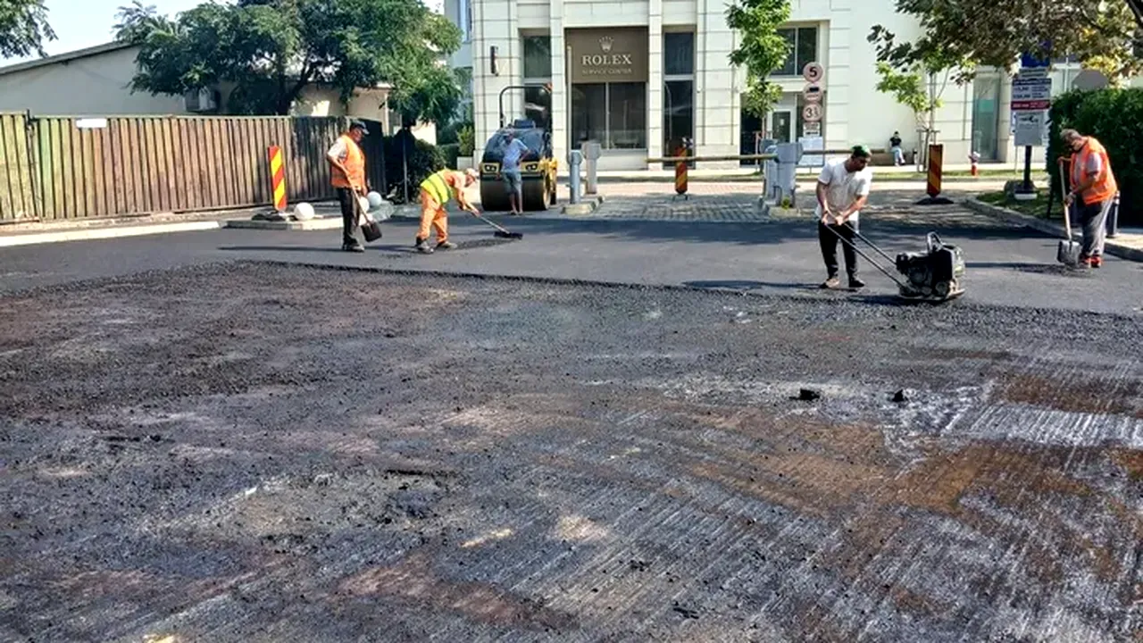 Infrastructură S5. Infrastructură S5 S.A. a executat lucrări de reparații pe strada Mihail Cioranu (P)