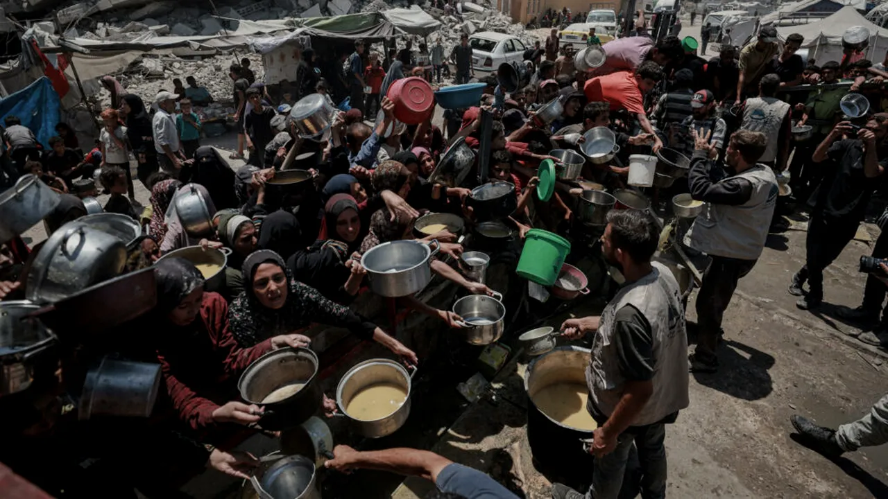 Un grup susținut de ONU urmează să declare oficial foametea în Gaza pentru prima dată