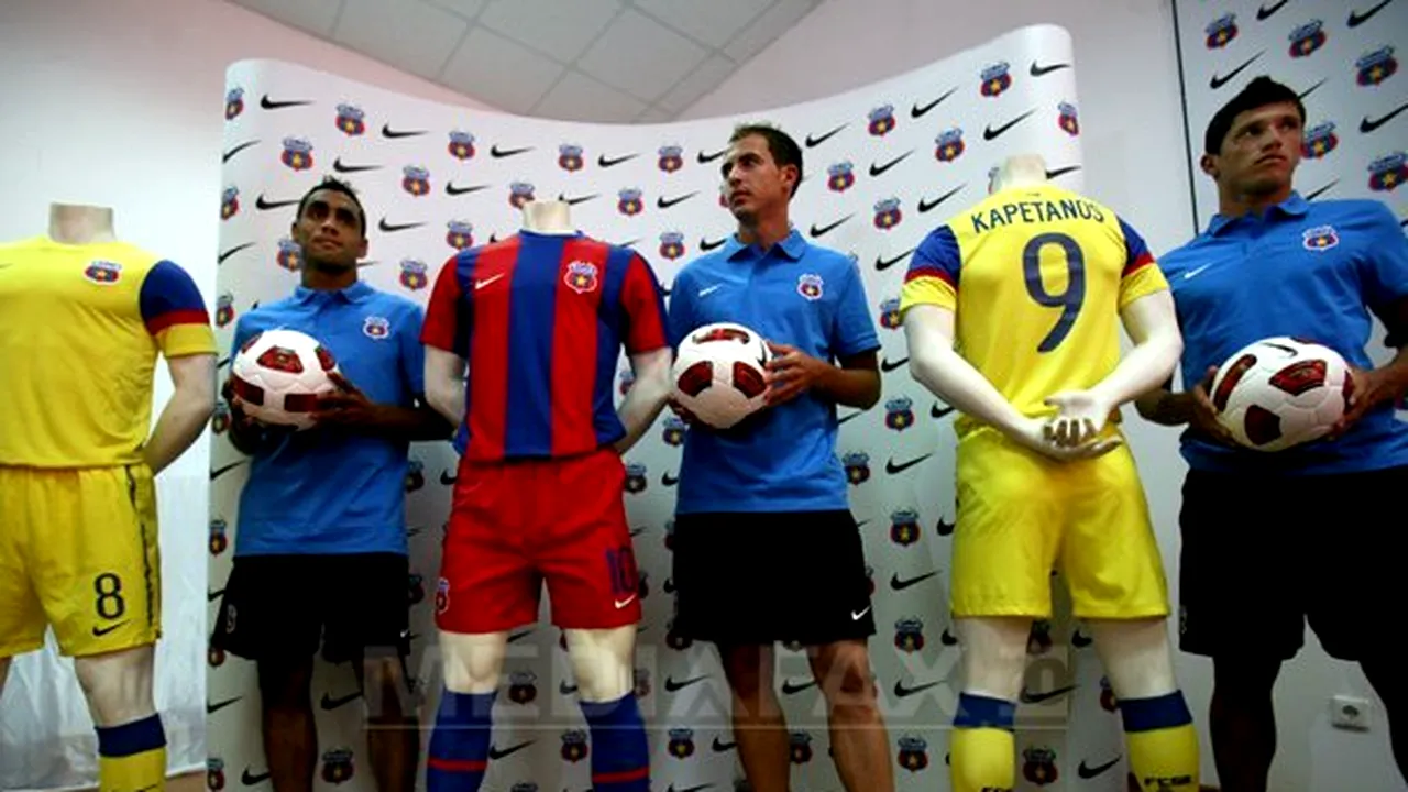 Steaua şi-a prezentat noul echipament de joc