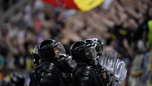 Jandarmeria anunţă măsuri legale după incidentele de la meciul România – Kosovo
