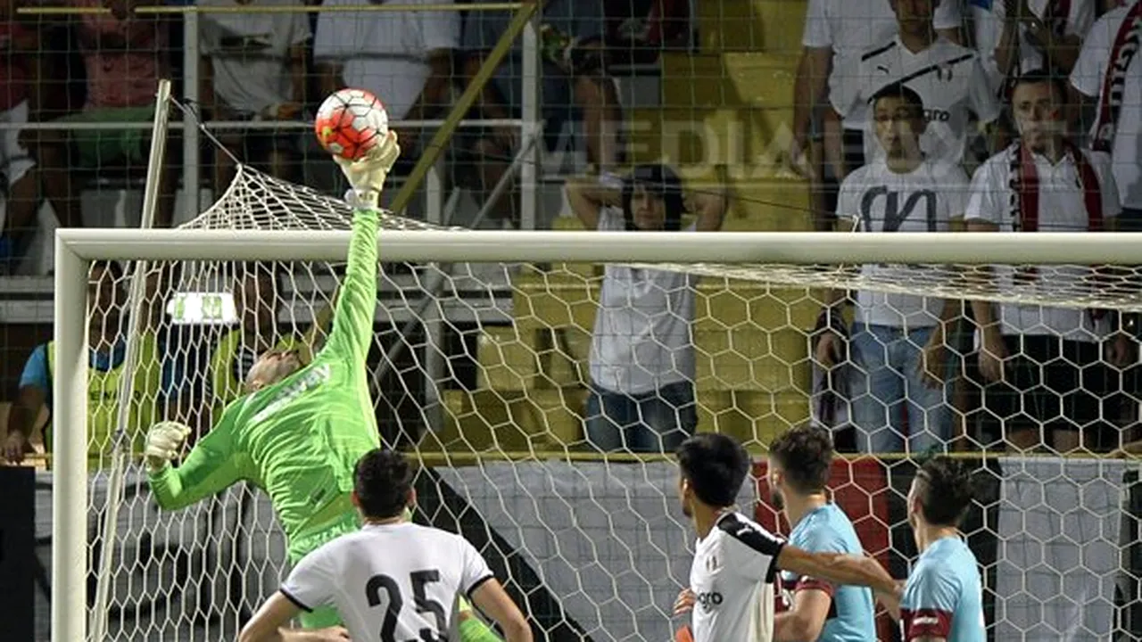 Astra Giurgiu a învins West Ham United, scor 2-1, şi s-a calificat în play-off-ul Ligii Europa - FOTO