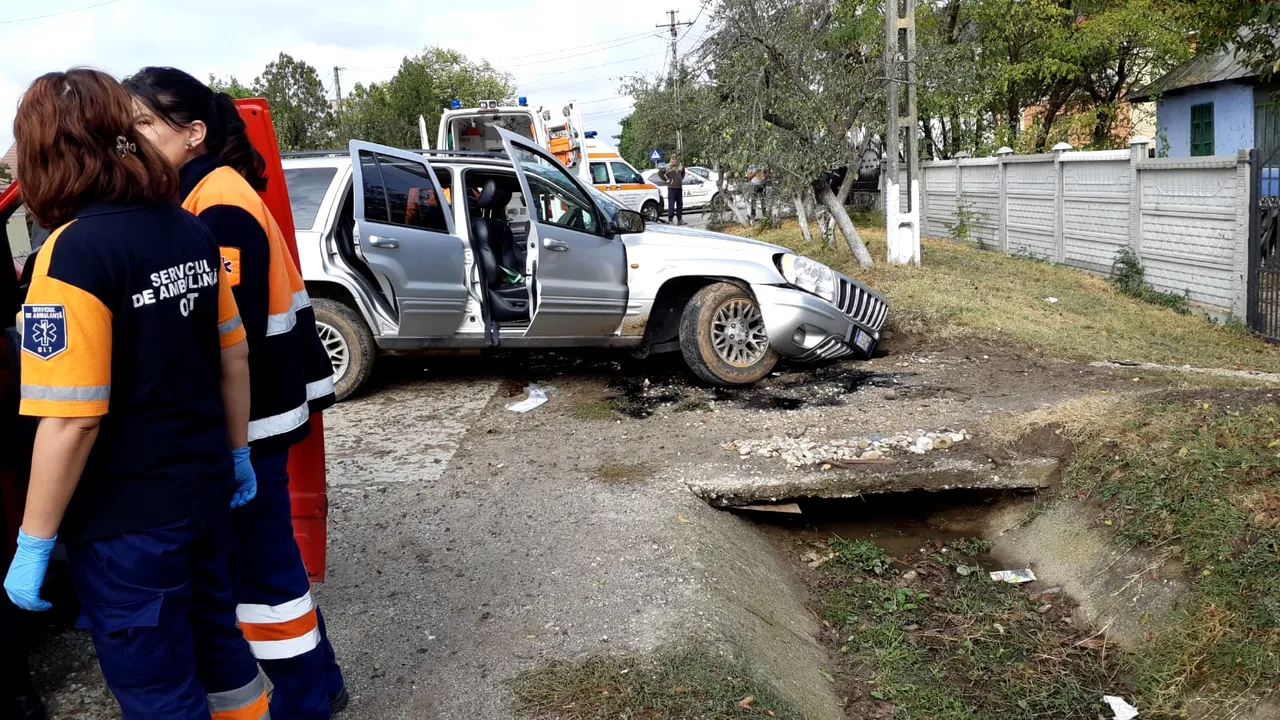 ACCIDENT rutier, produs în urmă cu puţin timp: patru italieni au fost răniţi - FOTO