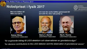 Câştigătorii Premiului NOBEL 2017 pentru FIZICĂ sunt Rainer Weiss, Barry C. Barish şi Kip. S. Thorne pentru contribuţiile aduse la observaţiile undelor gravitaţionale