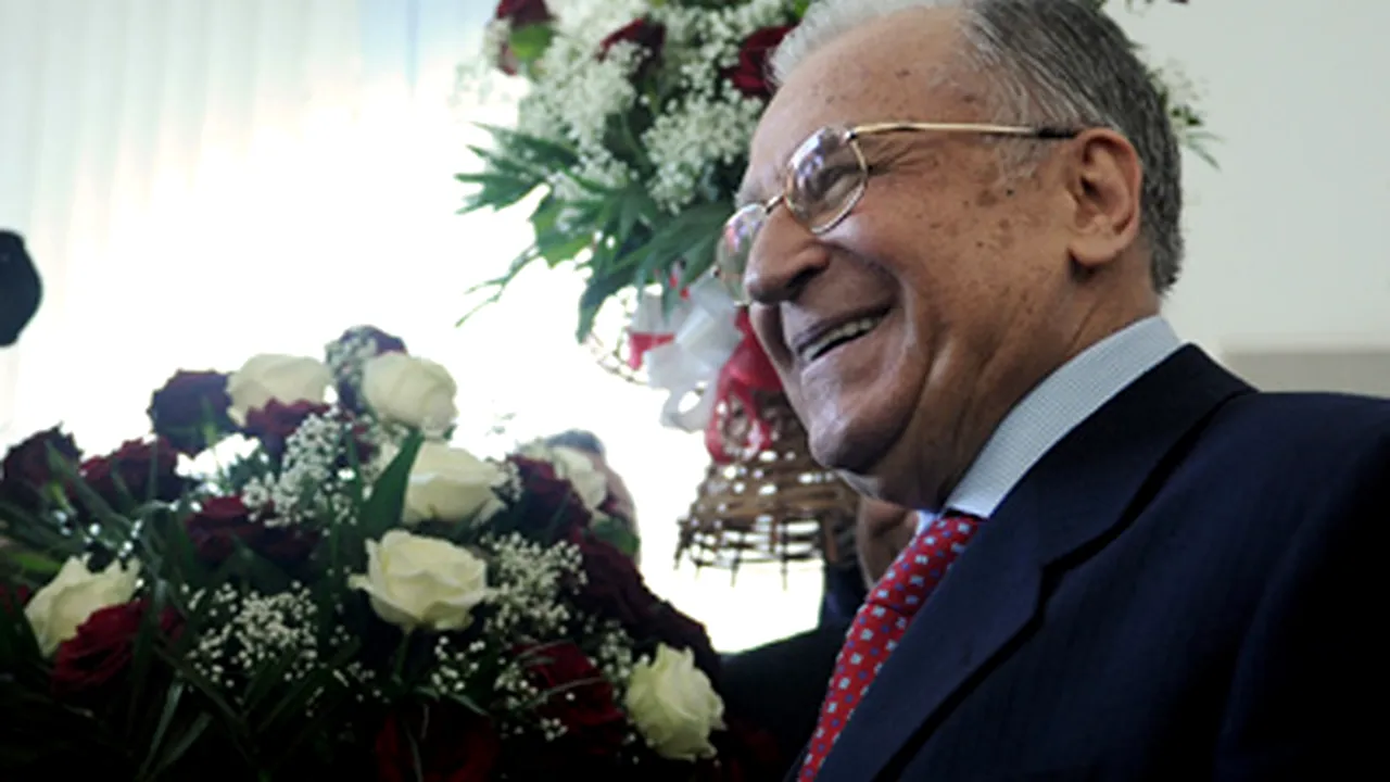 Ion Iliescu îşi va serba ziua onomastică în familie