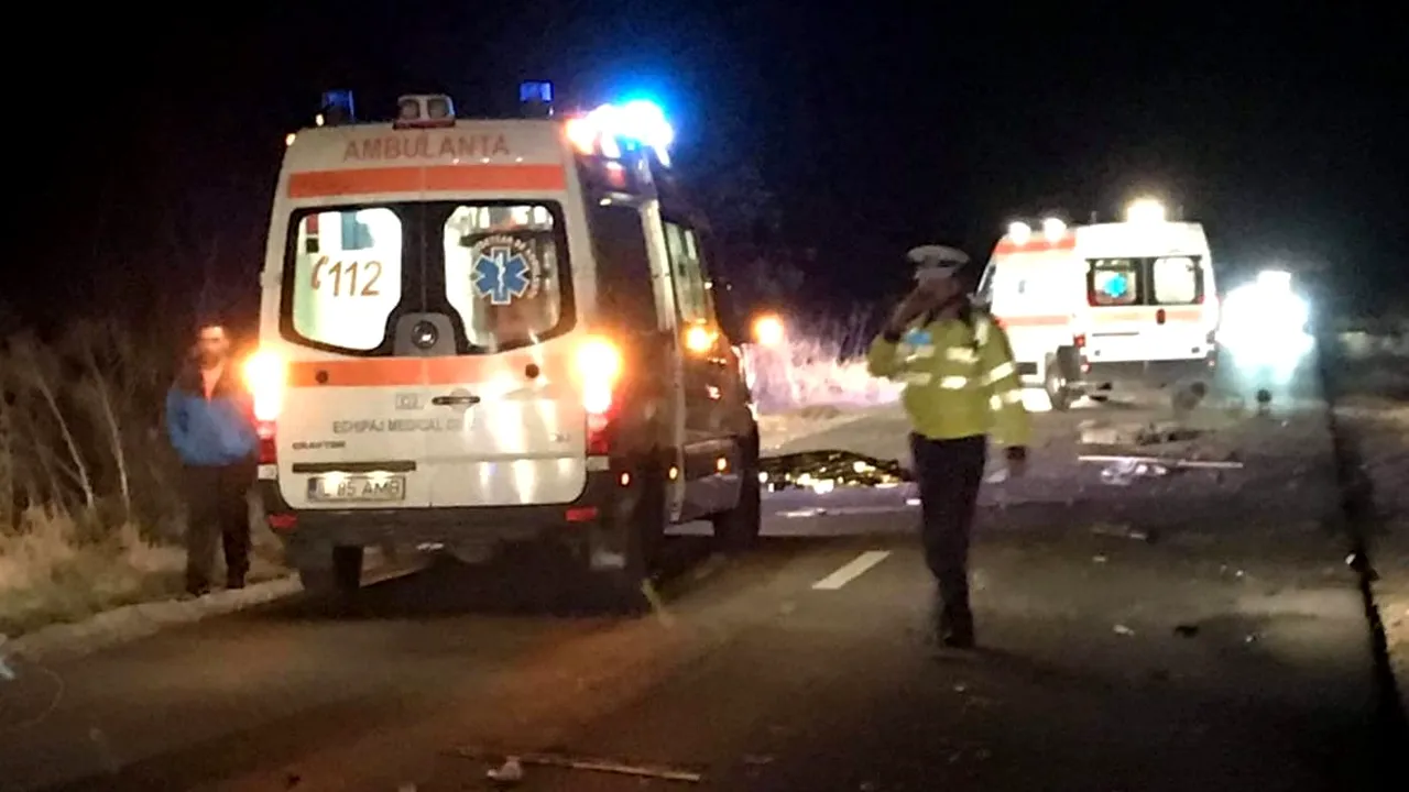 Accident grav, cu 1 mort şi 6 răniţi, în Ialomiţa. Au fost implicate o maşină şi o căruţă