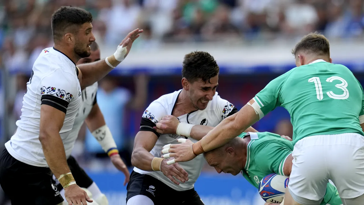 România, învinsă categoric de Irlanda la Cupa Mondială de Rugby din Franţa