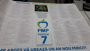 PMP Argeş şi-a făcut calendar religios cu Adam şi Eva. „PSD e incult, noi suntem nişte băieţi subţiri”