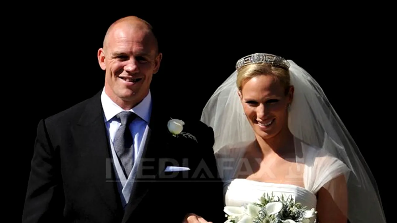 A doua nuntă regală a Marii Britanii: Zara Phillips, cea mai mare dintre nepoatele reginei Elizabeth a II-a, s-a căsătorit - FOTO