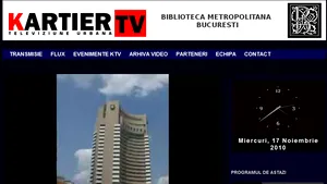 Televiziunea online KartierTV va fi lansată sâmbătă