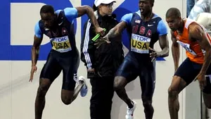 Ştafeta masculină de 4x100 metri a SUA descalificată de la CM de la Berlin - VIDEO