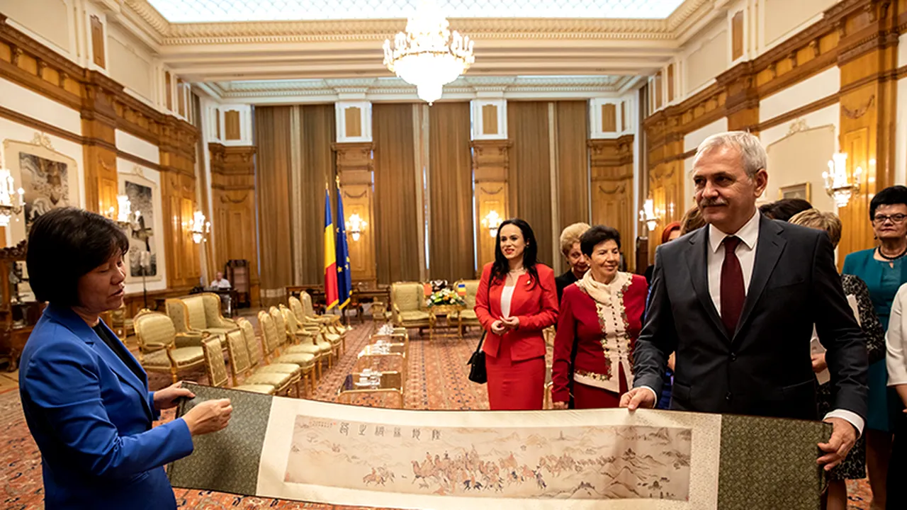 Liviu Dragnea a avut o întrevedere cu preşedintele Federaţiei Femeilor din Întreaga Chină, Shen Yueyue