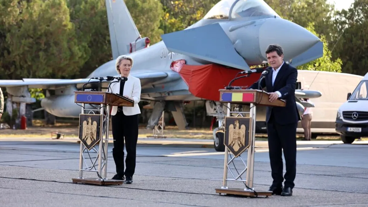 Ursula von der Leyen, vizită oficială în România: Ne propunem să triplăm finanțarea pentru securitatea europeană / Nicușor Dan: Ne dorim ca hubul de securitate în cadrul strategiei pentru Marea Neagră să fie la Constanța