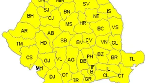 Cod galben de ninsoare, vânt şi ger în toată ţara