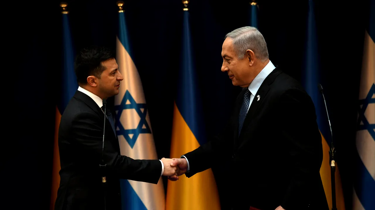 Zelenski se aşteaptă să „deschidă o nouă pagină în cooperarea” cu Israelul
