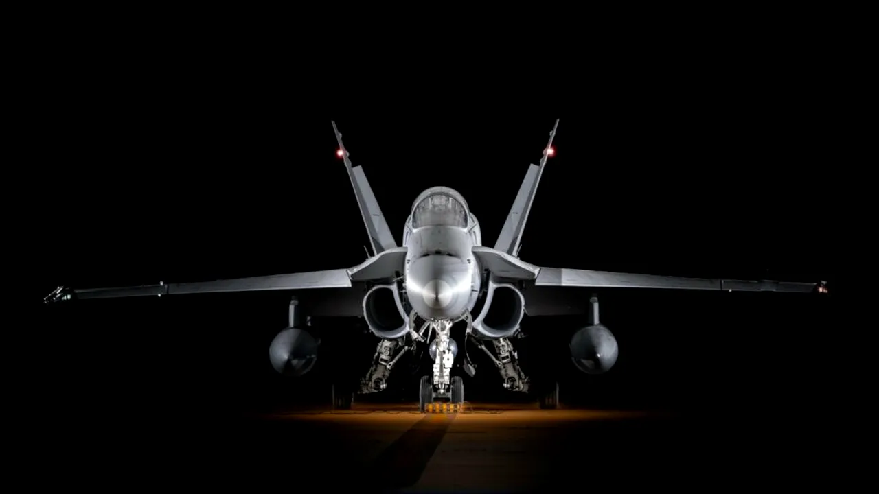 NATO: Drona doborâtă în Galați de avioane F-18 spaniole „pare să fie rusească”. Au fost publicate imagini din timpul misiunii