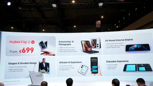 ZTE a lansat nubia Flip 2 5G la MWC Barcelona 2025