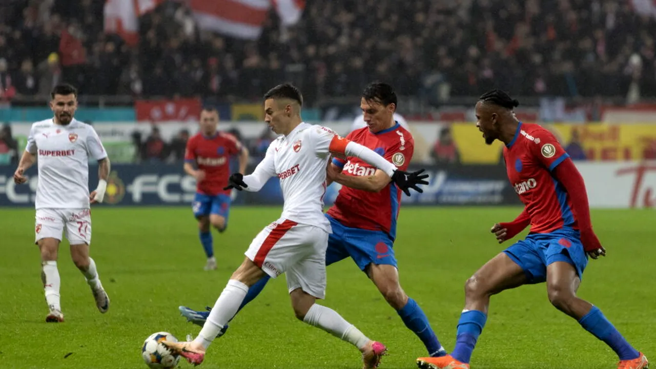 Superliga: FCSB – Dinamo, derby fără gol pe Arena Națională