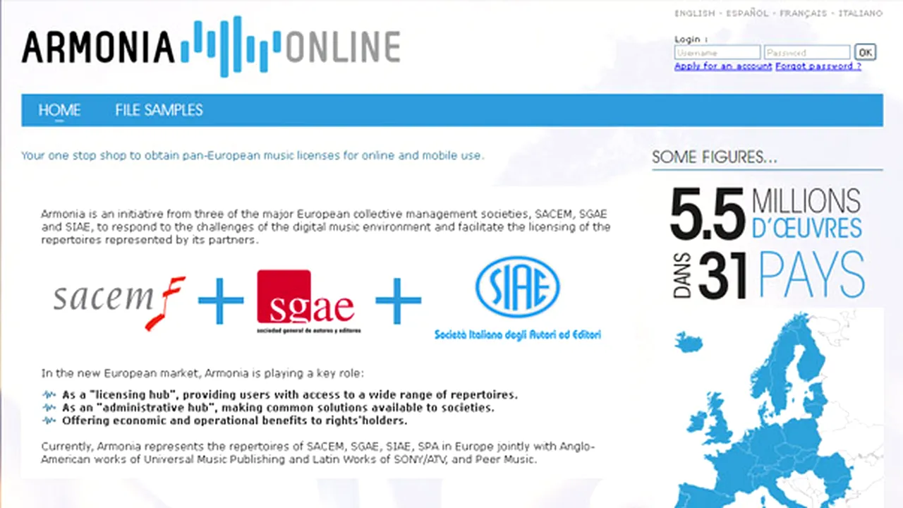 A fost creat PRIMUL portal european de licenţe pentru servicii muzicale online
