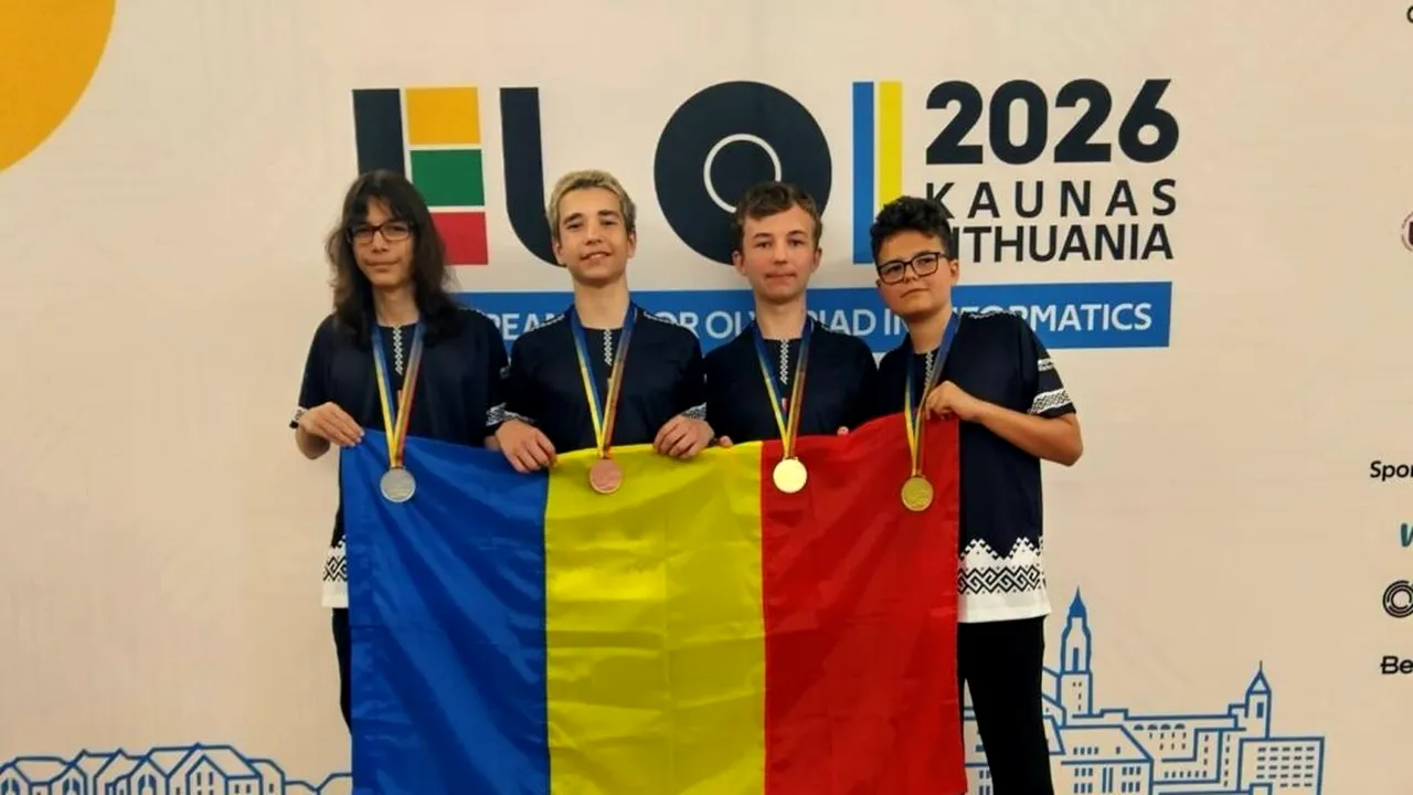 România, locul I în Europa la informatică pentru juniori. Patru medalii la Olimpiada Europeană