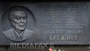 Placă dedicată memoriei lui Brejnev, inaugurată în centrul Moscovei - FOTO