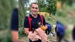 Pisică salvată de Ziua Pompierilor, după ce a dispărut două zile. Intervenția a durat aproape patru ore