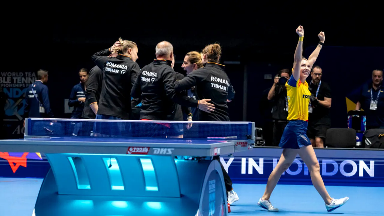 Sportivii români urcă în clasamentul mondial de tenis de masă după rezultatele de la Mondialele pe echipe