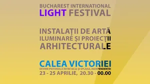 Prima ediţie a Festivalului Internaţional al Luminii Spotlight, între 23 şi 25 aprilie, în Bucureşti