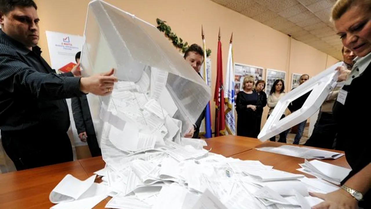 Alegerile prezidenţiale din Rusia: Peste 800.000 de buletine de vot, invalidate