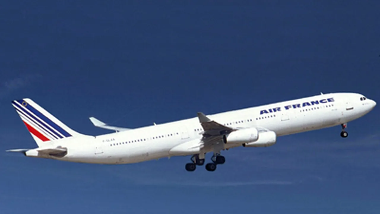 Un Airbus al Air France, imobilizat la sol în Cayenne din cauza unui incident tehnic