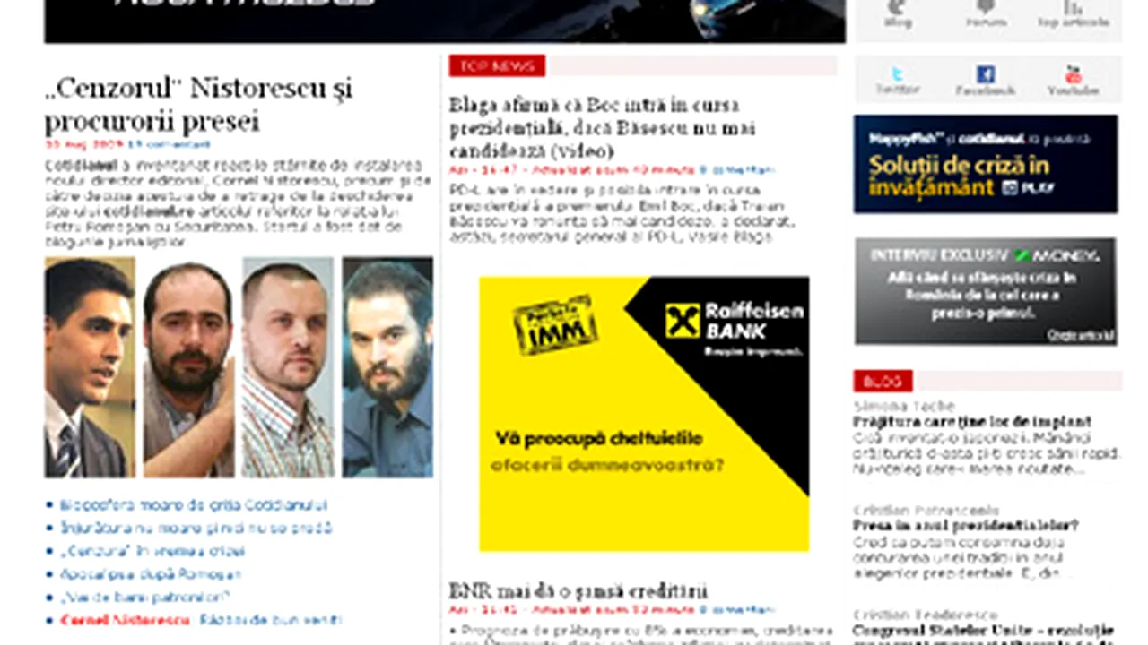 Costin Ilie demisionează de la Cotidianul