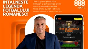 888sport lansează campania „Întâlneşte legenda Dan Petrescu”