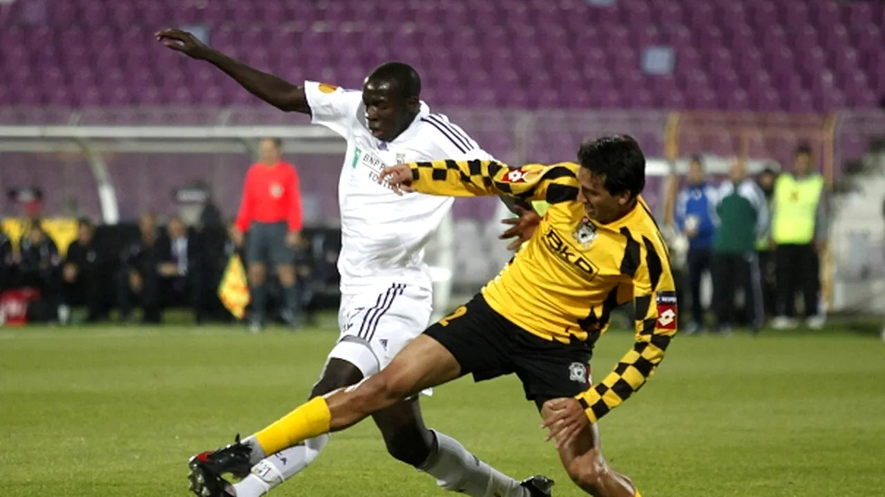 FC Timişoara a remizat, scor 0-0, cu Anderlecht Bruxelles, în grupa A a Ligii Europa