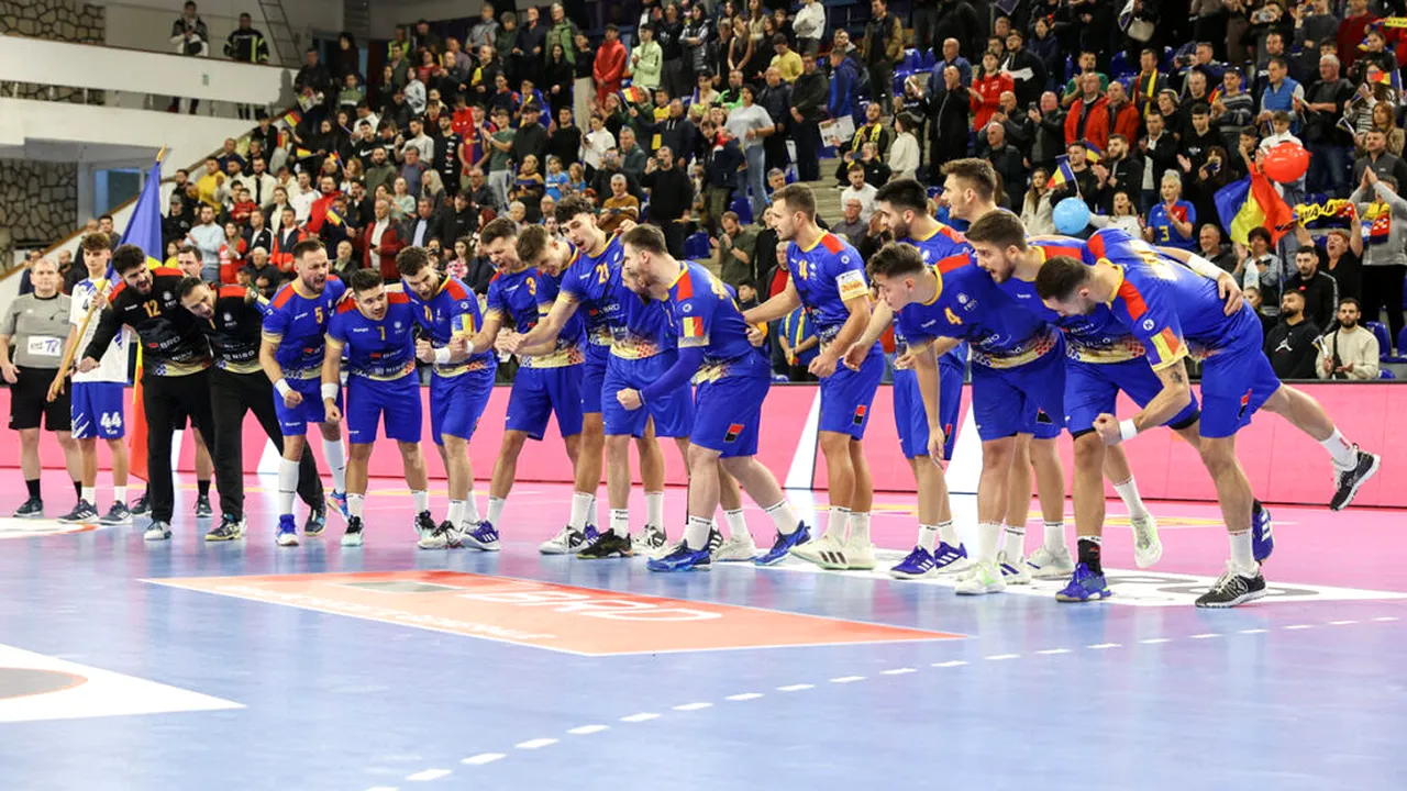 Naționala masculină de handbal câștigă clar cu Turcia, în manșa tur din play-off-ul pentru Mondialul din 2027