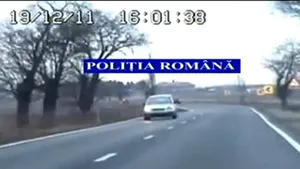 Şofer din Timişoara, prins conducând cu 207 kilometri pe oră, pe DN69 - VIDEO