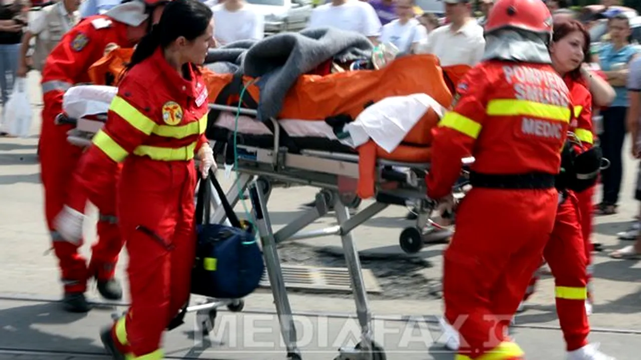 Ilfov: Opt persoane au fost duse la spital în urma unui accident în zona localităţii Ştefăneşti 