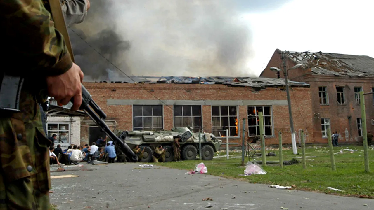 Trei copii, victime ale unei explozii produse la Beslan