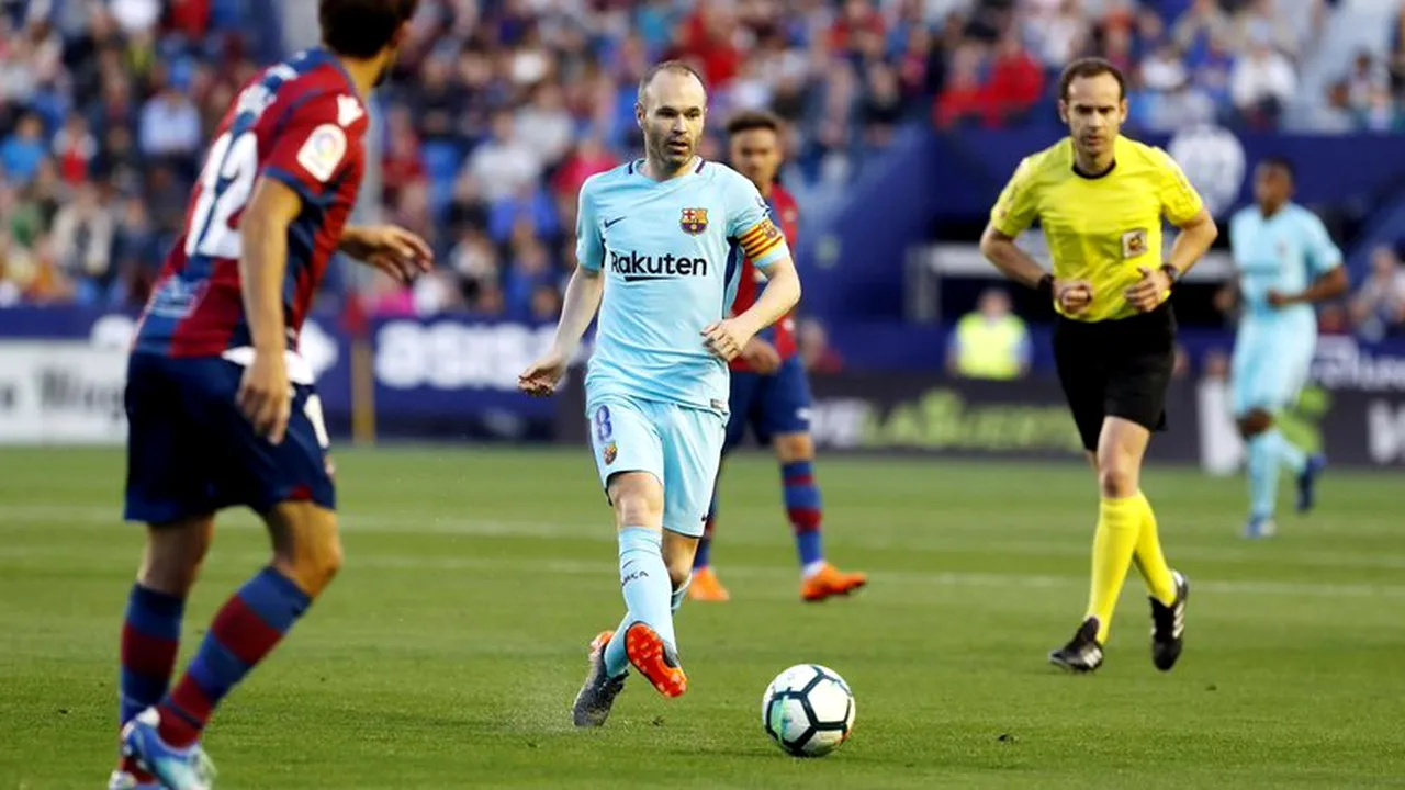 Levante - Barcelona 5-4. Catalanii au suferit prima înfrângere în La Liga, după ce au fost conduşi cu 5-1. Coutinho, la primul hat-trick în tricoul blaugrana