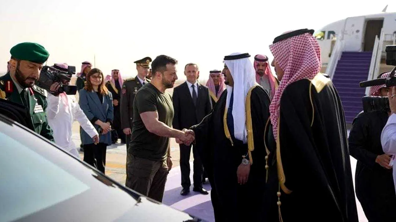 Zelenski a discutat despre acordul de pace cu prinţul moştenitor al Arabiei Saudite