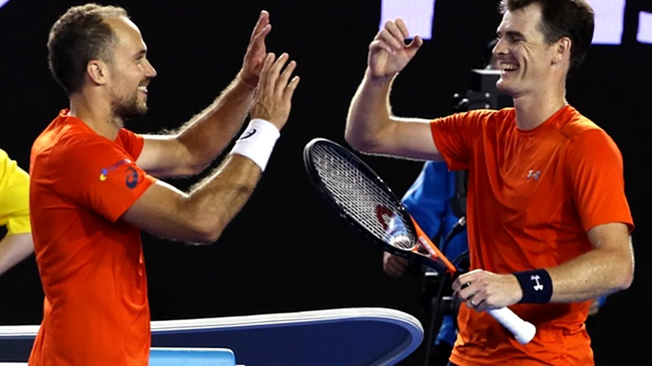 Jamie Murray şi Bruno Soares au câştigat finala probei de dublu de la Australian Open