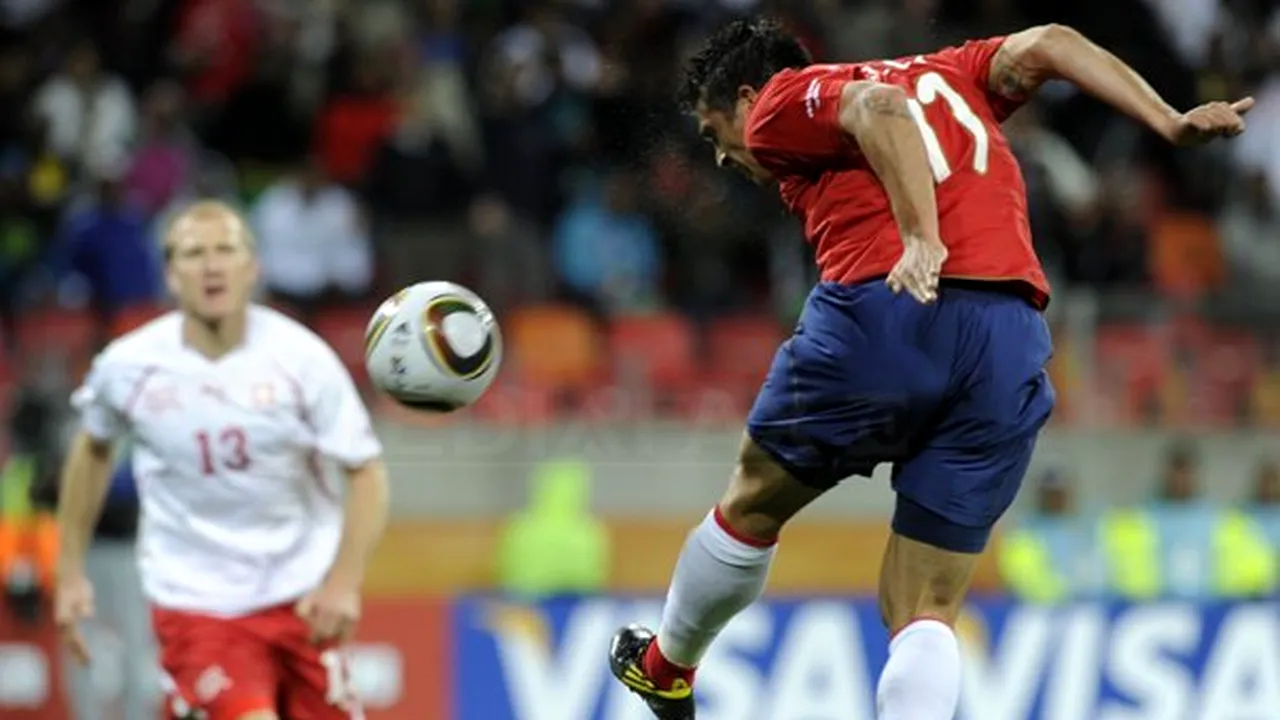 Chile - Elveţia, scor 1-0, în grupa H a Cupei Mondiale
