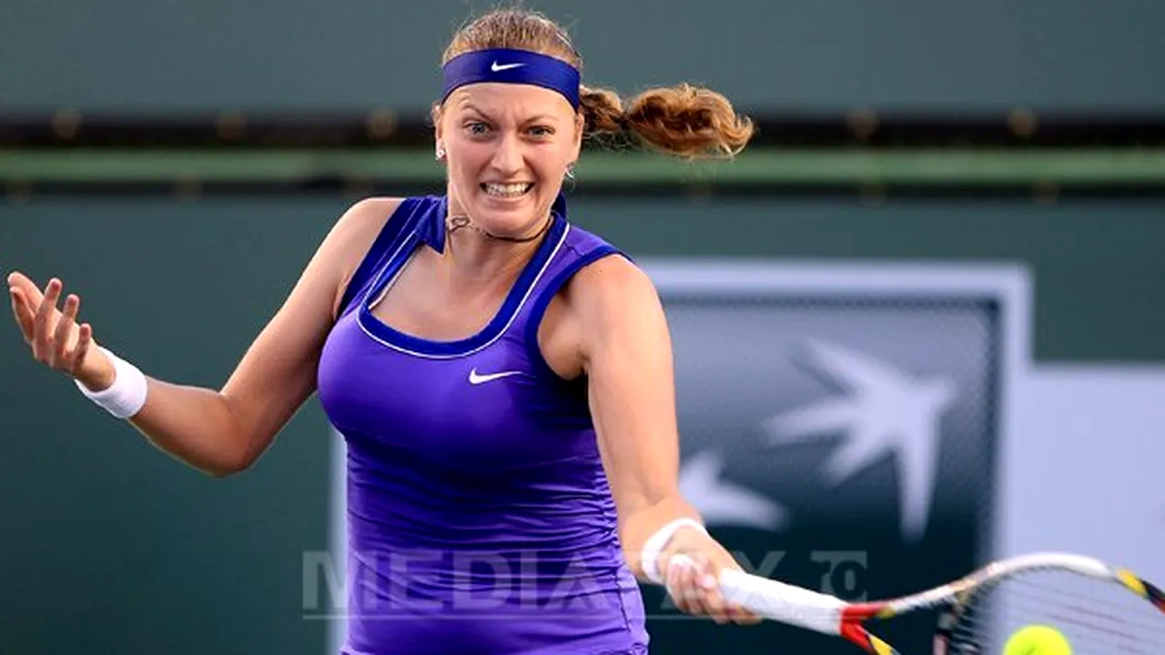 Petra Kvitova - Timea Bacsinszky, a doua semifinală a turneului de la Shenzhen