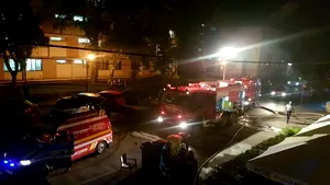 Incendiu puternic la un restaurant din complexul studenţesc din Timişoara. FOTO