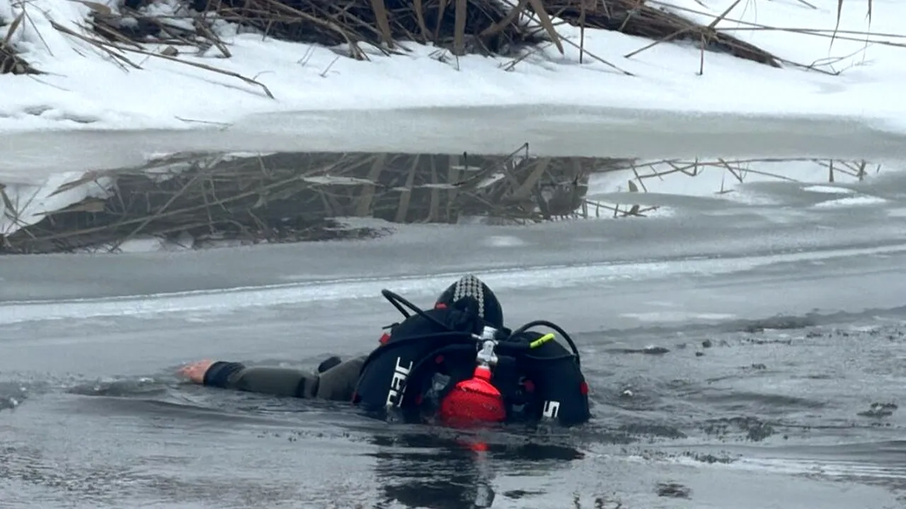 Căutări contracronometru în Gherla: copil căzut în râul Someș, pompierii și scafandrii intervin