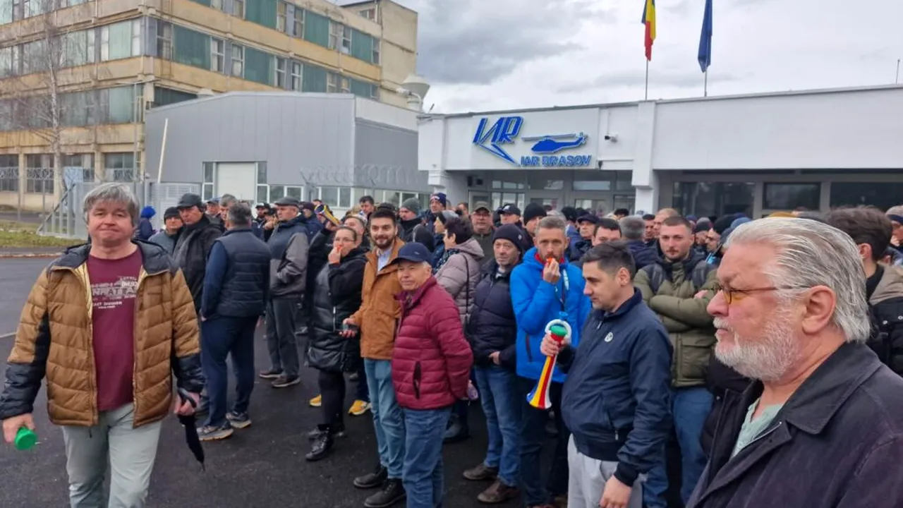 Grevă de avertisment la IAR Ghimbav. Angajații protestează împotriva politicii fiscale a Guvernului