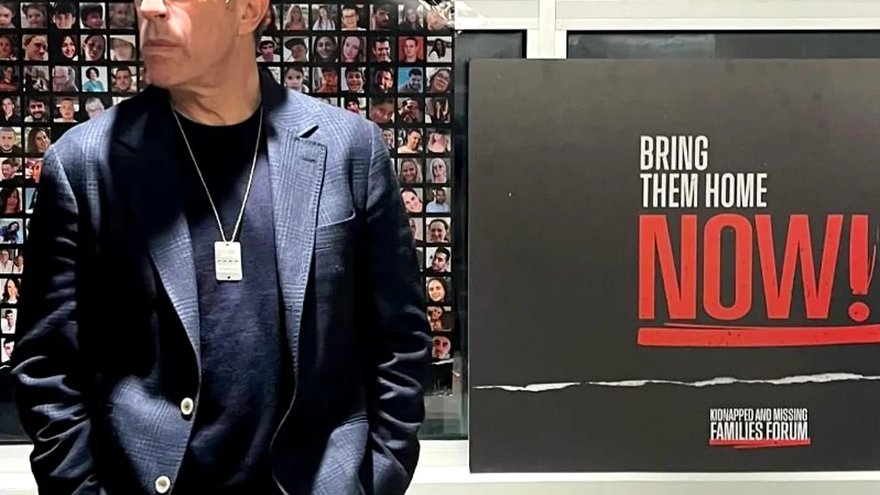 Jerry Seinfeld a făcut apel pentru conştientizare şi sprijin emoţional cu ocazia vizitei sale in Tel Aviv