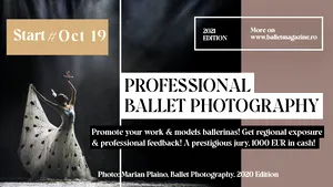 Celebrând World Ballet Day, Ballet Magazine Romania a dat startul concursului „Ballet Photography”